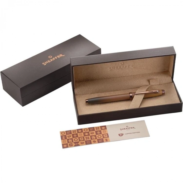 SHEAFFER 9374-0 100 DOLMA KALEM COFFEE EDITION (M UÇ) KAHVERENGİ LÜKS KUTUDA