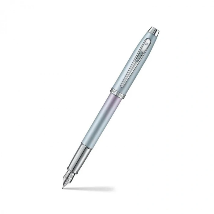 SHEAFFER 9376-0 100 DOLMA KALEM EXPRESSION (M UÇ) MAVİ-PEMBE SEDEFLİ RENK GEÇİŞLİ ÖZEL KUTUDA