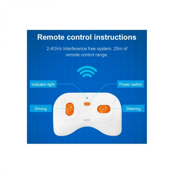 VAGONLIFE CADA C51084W PEMBE EFSANE SPOR ARABA RS 280 PARÇA BLOCK OYUNCAK 6+