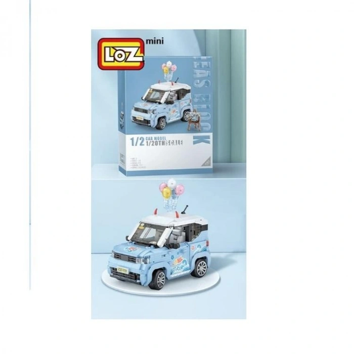 VAGONLIFE LOZ 1131 BALON ARABASI MAVİ 875 PARÇA BLOCK OYUNCAK 6+