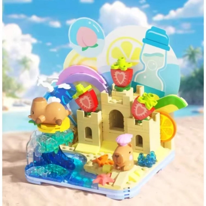 VAGONLIFE JAKI GK002 YÜZEN CAPYBARA 244 PARÇA BLOCK OYUNCAK 8+