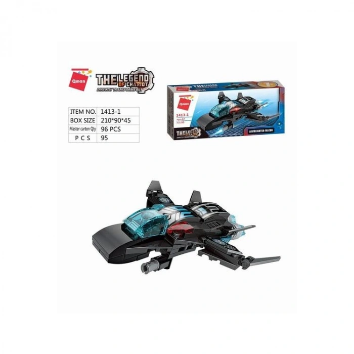 VAGONLIFE KEEPPLEY 1413-1 TRANS COLLECTOR AIRFREIGHTER - FALCON 95 PARÇA BLOCK OYUNCAK +6