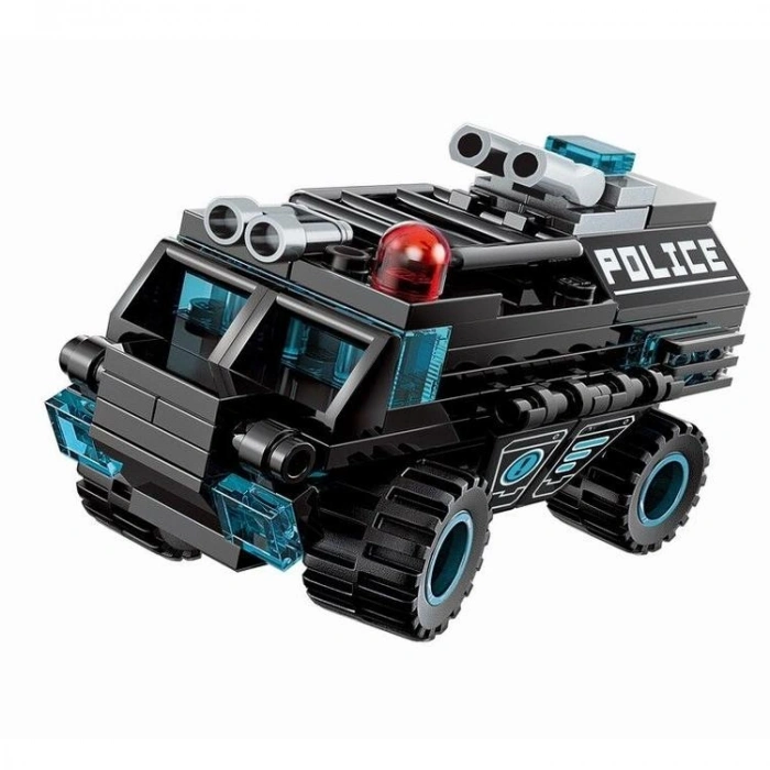 VAGONLIFE KEEPPLEY 1413-3 TRANS COLLECTOR LASER PANZER 73 PARÇA BLOCK OYUNCAK +6