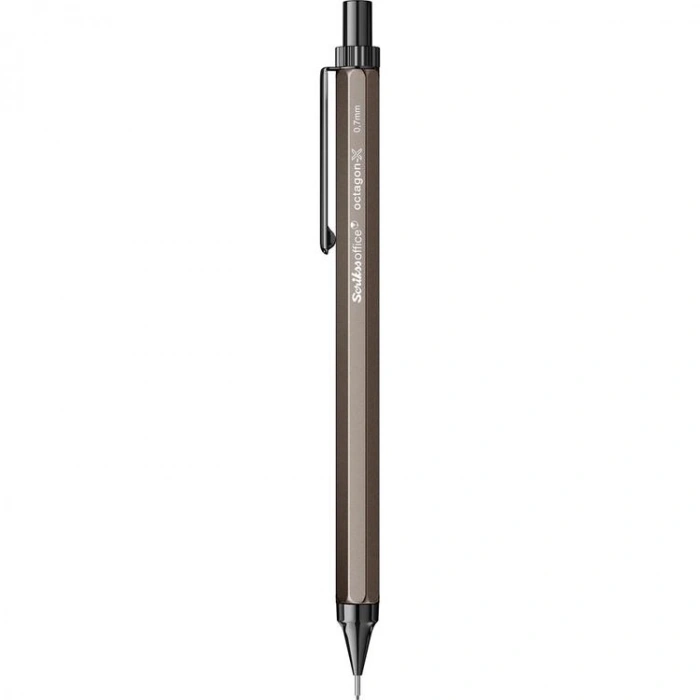 SCRIKSS OCTAGON-X 0.7MM VERSATİL KALEM KAHVERENGİ - TEKLİ