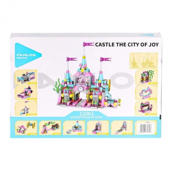 VAGONLIFE PANLOS P633012 TUĞLA ŞEHRİ 556 PARÇA BLOCK OYUNCAK