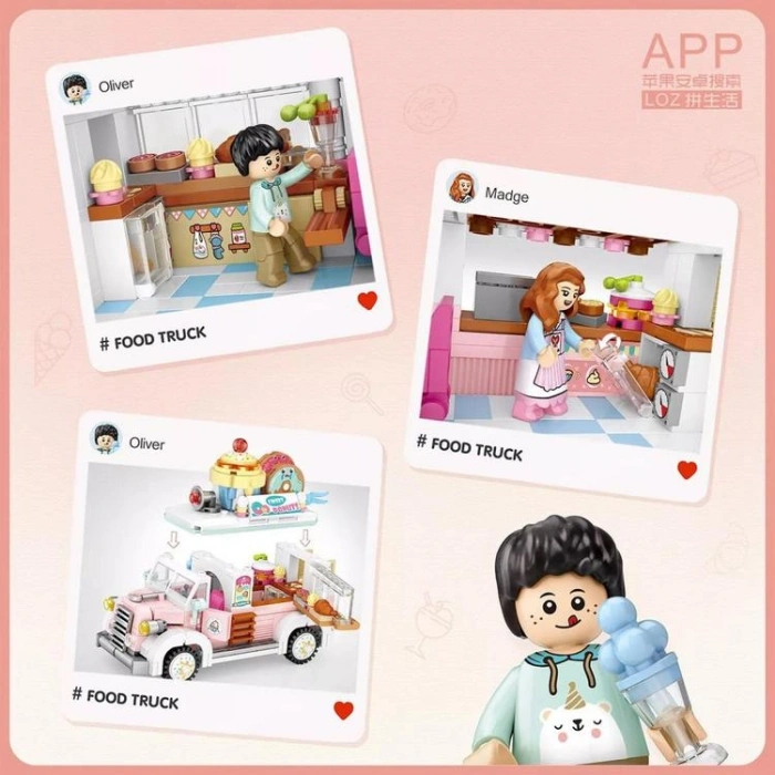 VAGONLIFE LOZ 1738 ÇÖREK ARABASI 583 PARÇA BLOCK OYUNCAK 6+