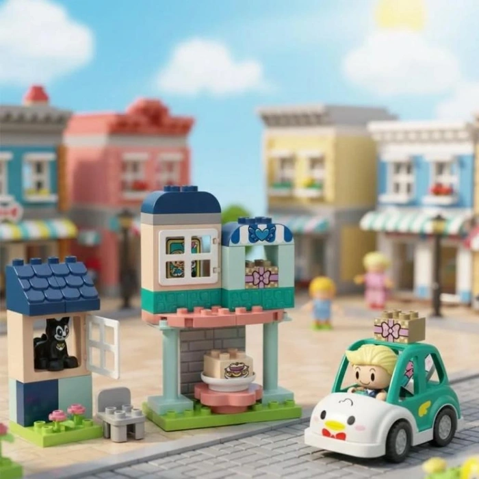 VAGONLIFE LOZ 6004 JUNIOR DOĞUM GÜNÜ PARTİSİ 60  PARÇA BLOCK OYUNCAK 3+