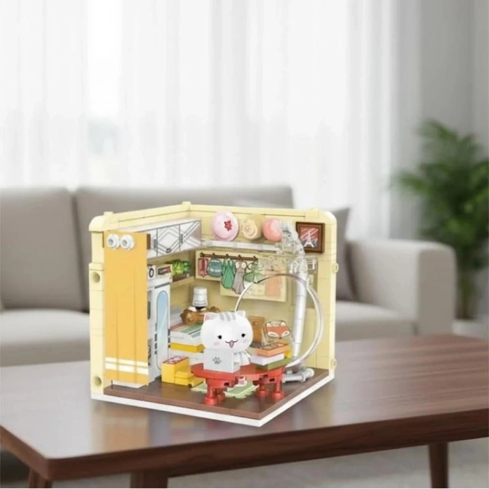 VAGONLIFE PANLOS 885003 KEDİ MUTFAK 252 PARÇA BLOCK OYUNCAK