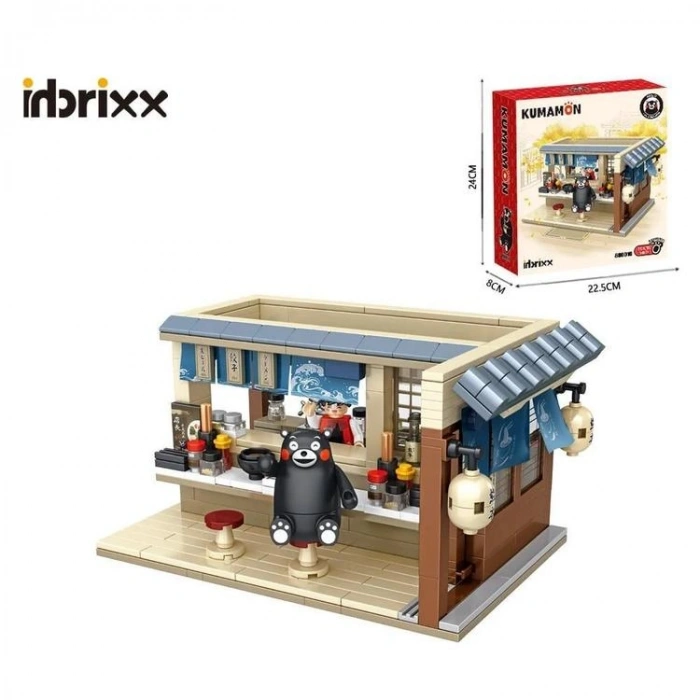 VAGONLIFE PANLOS 880010 KUMAMON RAMEN RESTORANI 390 PARÇA BLOCK OYUNCAK