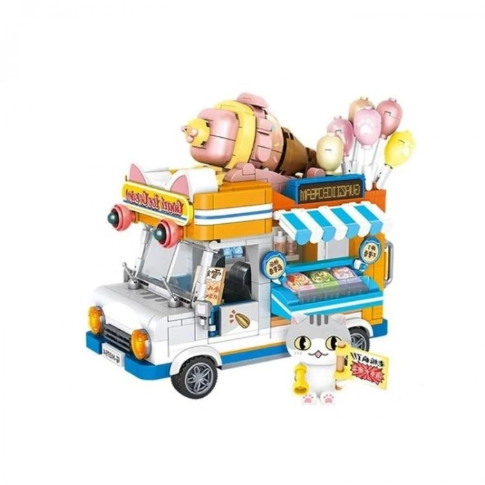 VAGONLIFE PANLOS 885301 DONDURMA ARABASI 723 PARÇA BLOCK OYUNCAK