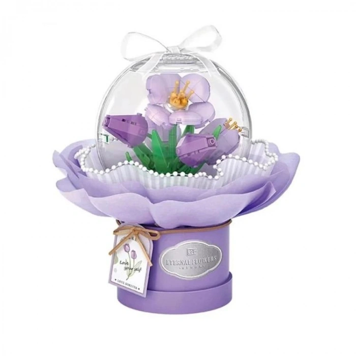 VAGONLIFE LOZ 1297 LEDLİ ORKİDE 272 PARÇA BLOCK OYUNCAK 3+