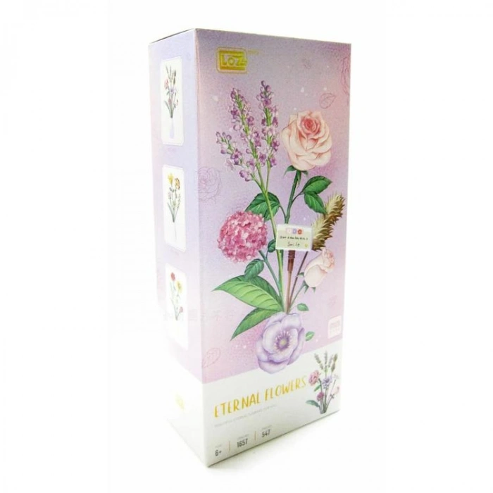 VAGONLIFE LOZ 1657 EBEDİ ÇİÇEKLER 547 PARÇA BLOCK OYUNCAK 3+