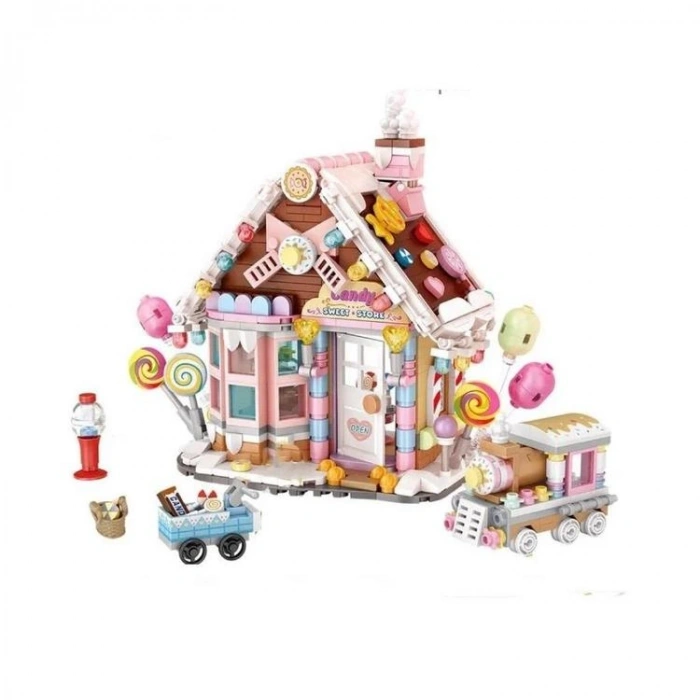 VAGONLIFE LOZ 1224 ŞEKER EVİ 781 PARÇA BLOCK OYUNCAK 3+