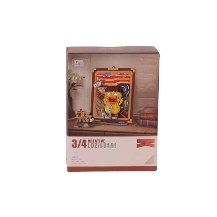 VAGONLIFE LOZ 1288 ÖRDEK AHŞAP BOYAMA 893 PARÇA BLOCK OYUNCAK 3+