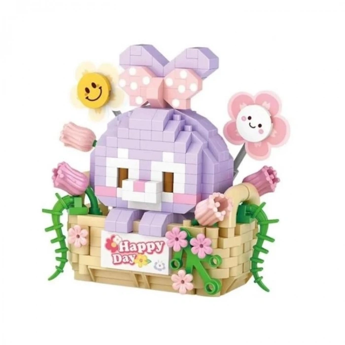 VAGONLIFE LOZ 8805 MOR TAVŞAN 400 PARÇA BLOCK OYUNCAK 3+