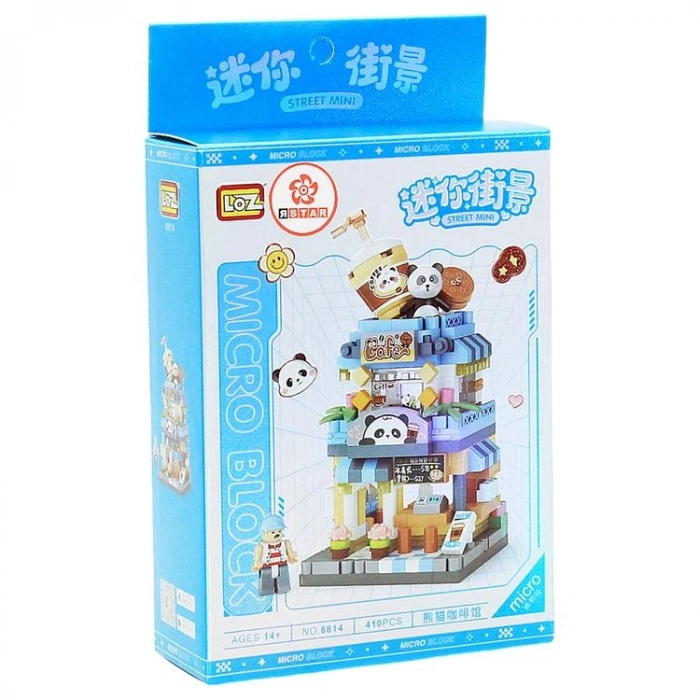 VAGONLIFE LOZ 8814 KAHVE DÜKKANI 410 PARÇA BLOCK OYUNCAK 3+