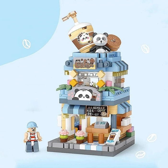 VAGONLIFE LOZ 8814 KAHVE DÜKKANI 410 PARÇA BLOCK OYUNCAK 3+