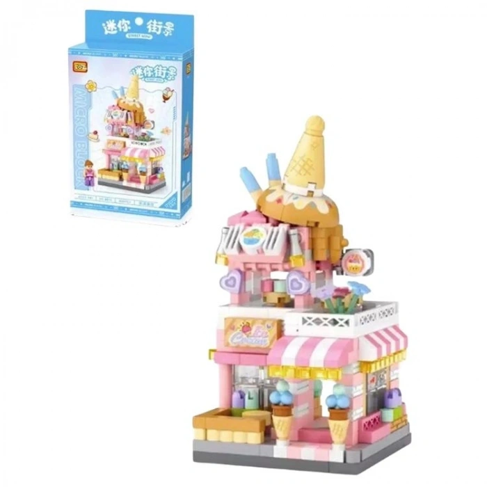 VAGONLIFE LOZ 8813 DONDURMA DÜKKANI 400 PARÇA BLOCK OYUNCAK 3+