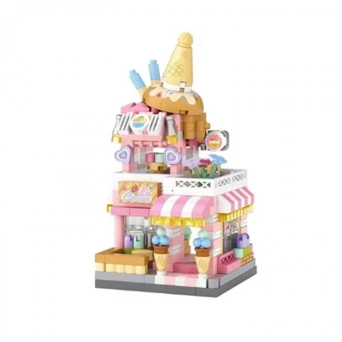 VAGONLIFE LOZ 8813 DONDURMA DÜKKANI 400 PARÇA BLOCK OYUNCAK 3+