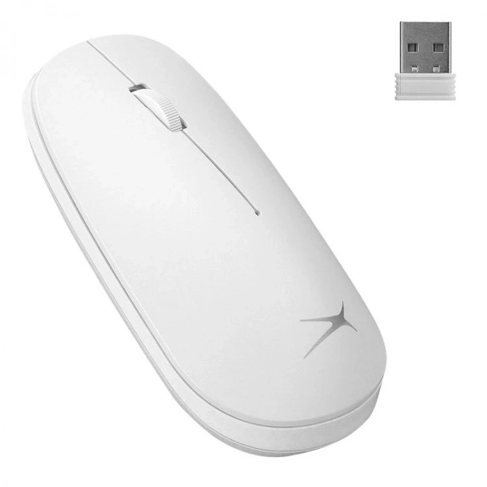 ALTEC LANSİNG ALBM7305 2.4GHZ USB 1600DPI ALKALİN PİLLİ KABLOSUZ MOUSE  BEYAZ