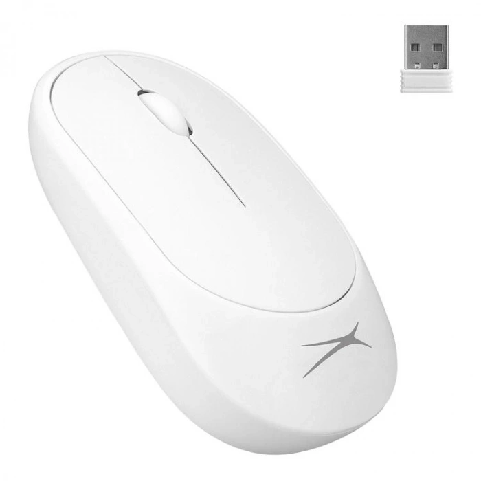 ALTEC LANSİNG ALBM7314  2.4GHZ USB 1200DPI ALKALİN PİLLİ KABLOSUZ MOUSE  BEYAZ