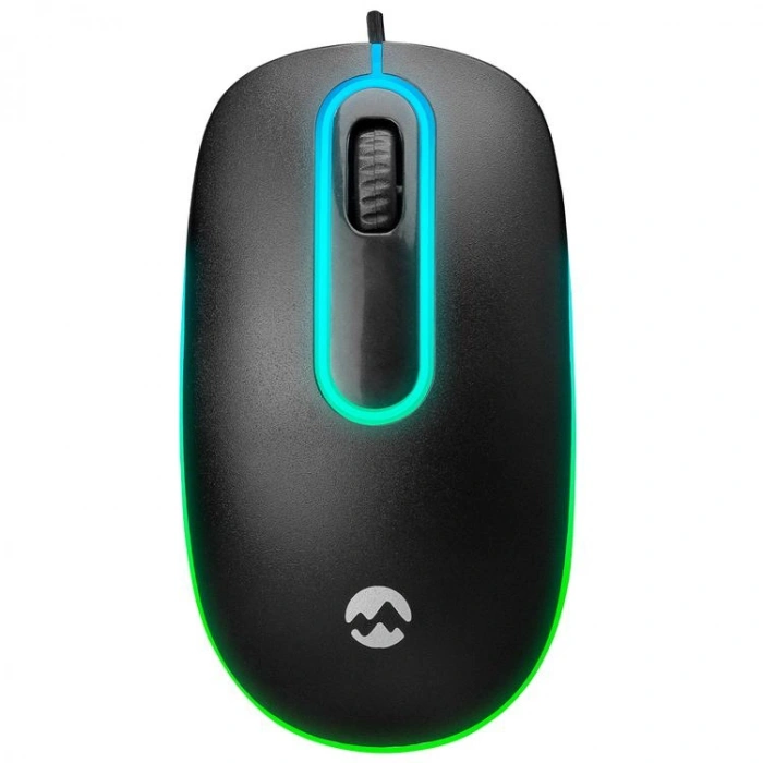 EVEREST SM-166 USB IŞIKLI OPTİK KABLOLU MOUSE  SİYAH