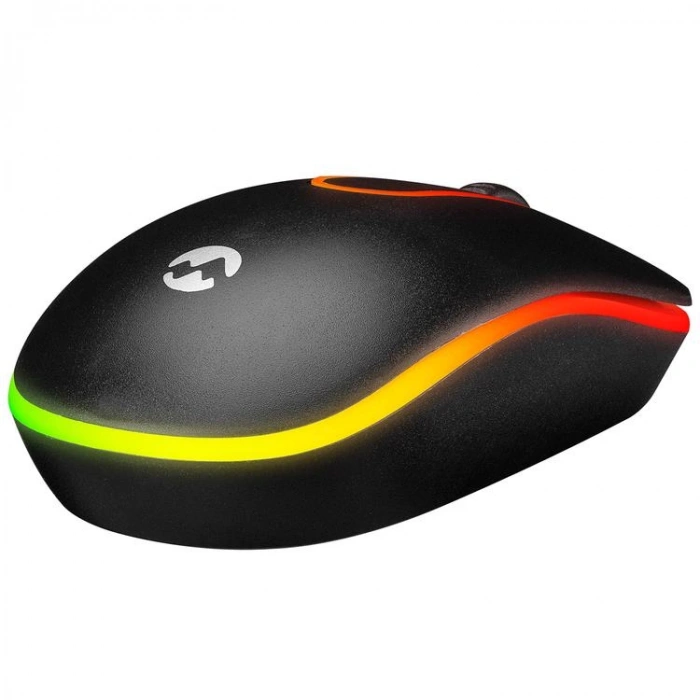 EVEREST SM-166 USB IŞIKLI OPTİK KABLOLU MOUSE  SİYAH