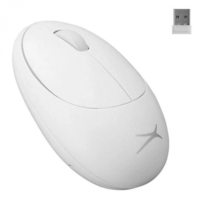 ALTEC LANSİNG ALBM7335 2.4GHZ USB 1200DPI ALKALİN PİLLİ KABLOSUZ MOUSE  BEYAZ