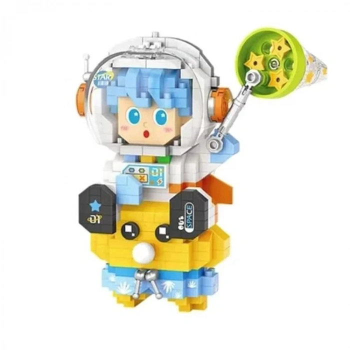 VAGONLIFE LOZ 8827 ASTRONOT MAVİ 390 PARÇA BLOCK OYUNCAK 3+