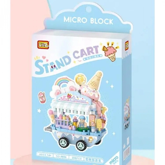 VAGONLIFE LOZ 8854 DONDURMA ARABASI 300 PARÇA BLOCK OYUNCAK 3+