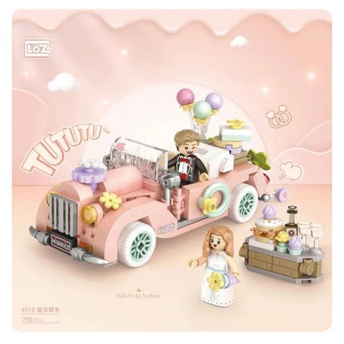 VAGONLIFE LOZ 4210 ESKİ MODEL DÜĞÜN ARABASI 290 PARÇA BLOCK OYUNCAK 6+