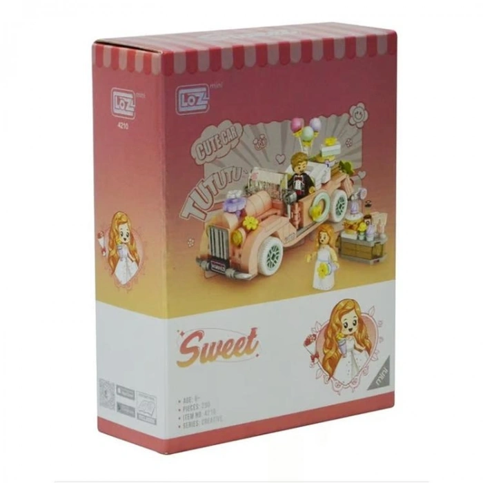 VAGONLIFE LOZ 4210 ESKİ MODEL DÜĞÜN ARABASI 290 PARÇA BLOCK OYUNCAK 6+