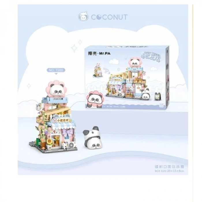 VAGONLIFE LOZ 7202 ÇİÇEK DÜKKANI 810 PARÇA BLOCK OYUNCAK 6+