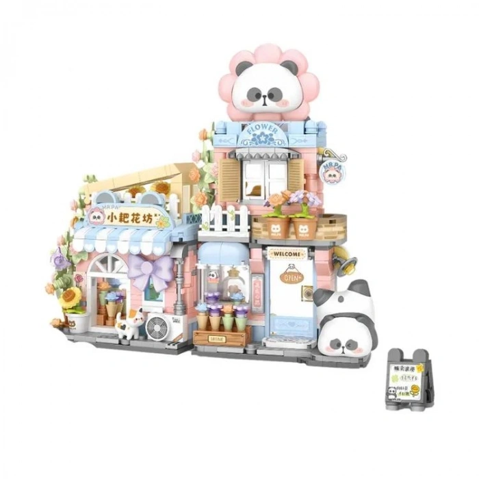 VAGONLIFE LOZ 7202 ÇİÇEK DÜKKANI 810 PARÇA BLOCK OYUNCAK 6+