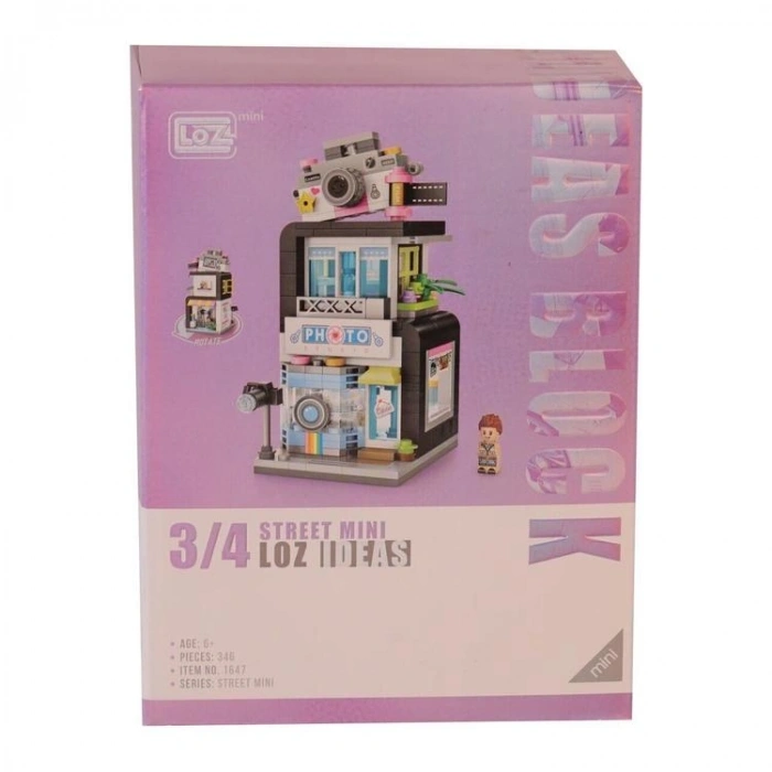 VAGONLIFE LOZ 1647 FOTOĞRAF STÜDYOSU 346 PARÇA BLOCK OYUNCAK 6+