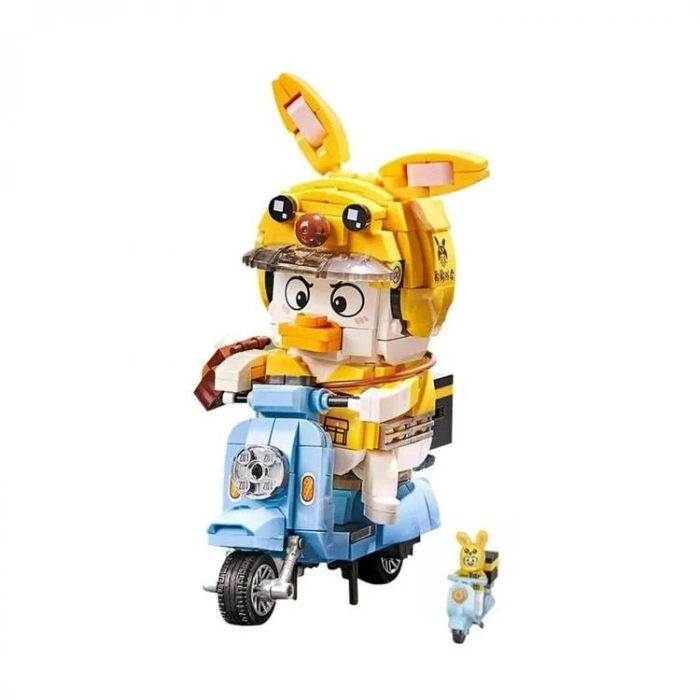 VAGONLIFE LOZ 1676 KURYE ÖRDEK 443 PARÇA BLOCK OYUNCAK 6+