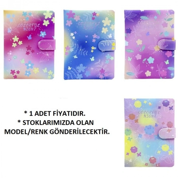 MİKRO MG05 COLORFUL NIGHT 12.5 x 19 cm 112YP. ÇİZGİLİ NOT DEFTERİ