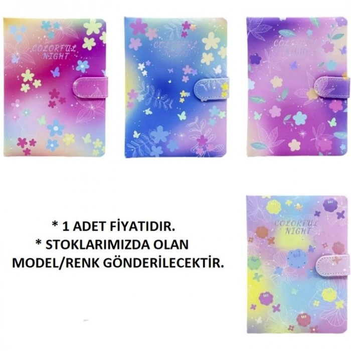 MİKRO MG15 COLORFUL NIGHT 14.5 x 9.5 cm 112YP. ÇİZGİLİ NOT DEFTERİ