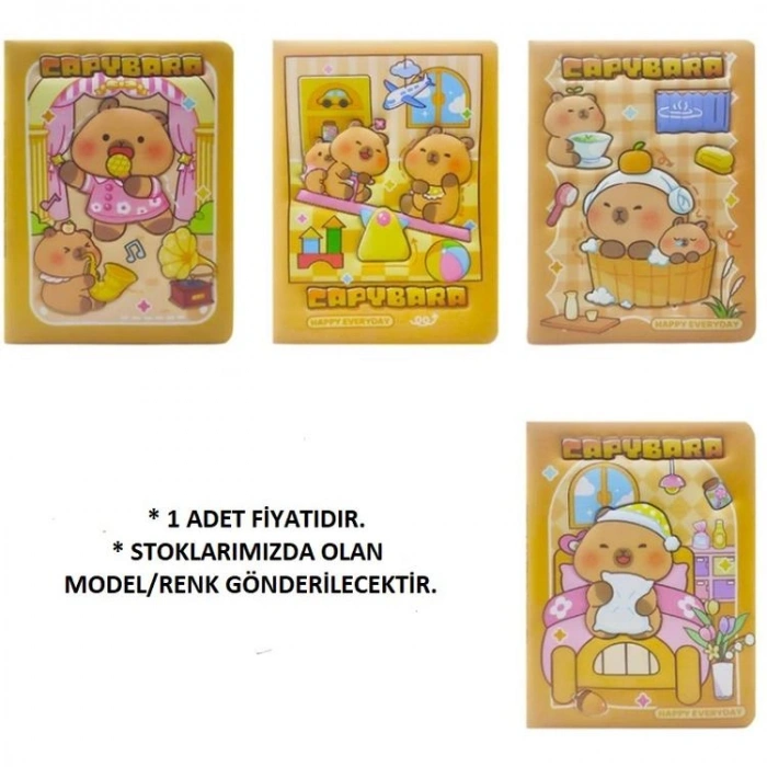 MİKRO PF-146 PUFFY CAPYBARA 13X18 96YP. NOT DEFTERİ