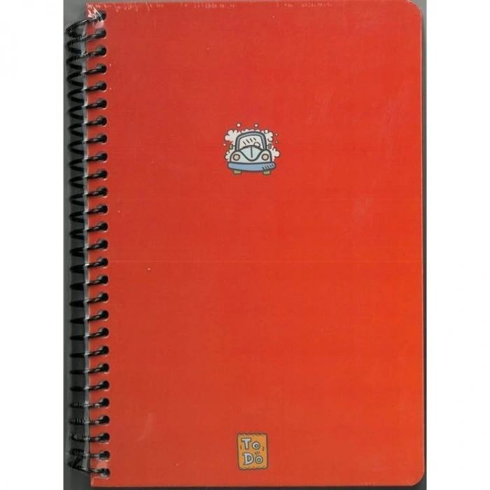 PAPİRÜS TO DO SERT KAPAK SPİRALLİ 14X19 120YP. ÇİZGİLİ DEFTER - TEKLİ