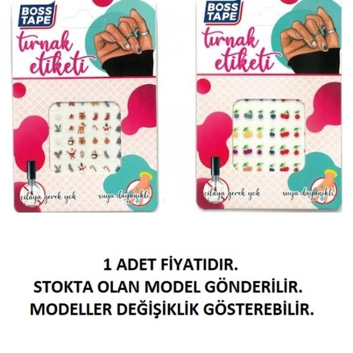 BOSS TAPE TIRNAK SÜSLEME ETİKETİ STICKER