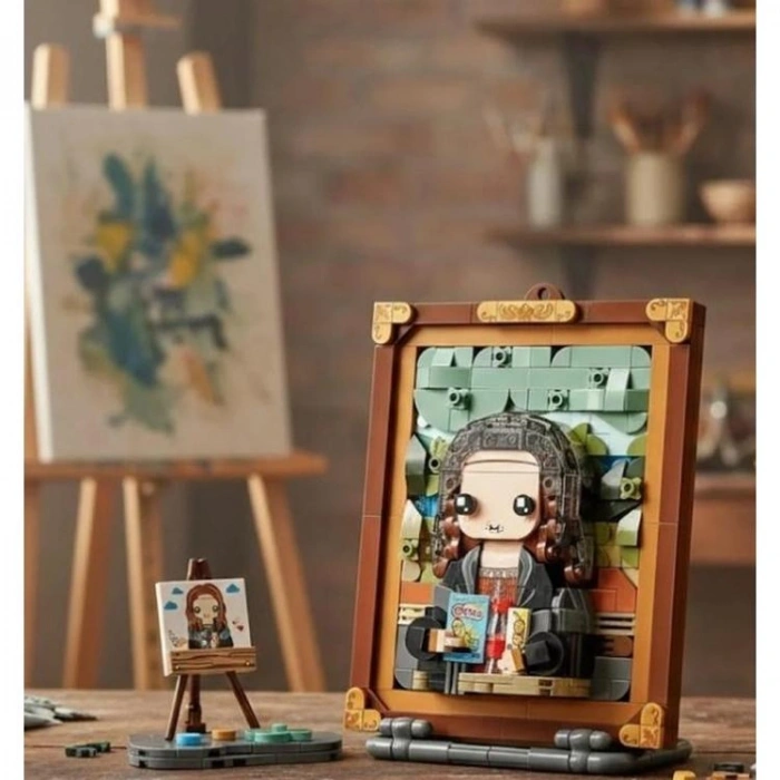 VAGONLIFE LOZ 1286 MONA LİSA AHŞAP BOYAMA 604 PARÇA BLOCK OYUNCAK 3+