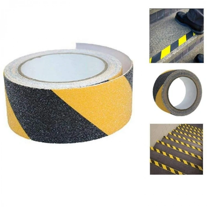 KRAF 2585 KAYDIRMAZ BANT 50mm X 15m SARI SİYAH