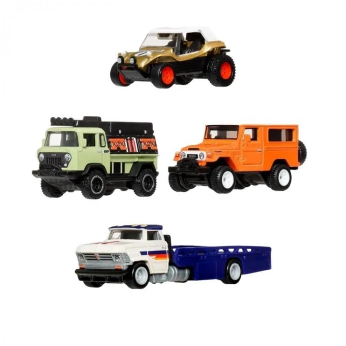 MATTEL GMH39 HOT WHEELS DIE CAST METAL PREMIUM COOL SET