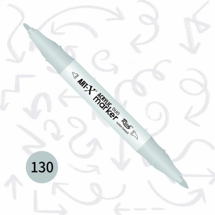 RİCH 17915-130 ART-X ÇİFT TARAFLI DUO AKRİLİK MARKER GRİ