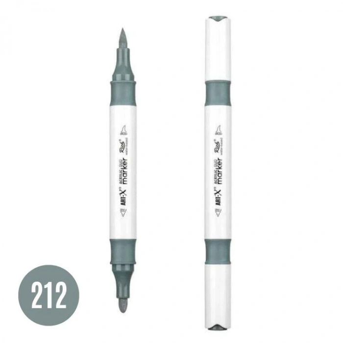 RİCH 17917-212 ART-X ÇİFT TARAFLI DUO AKRİLİK MARKER AÇIK GRİ