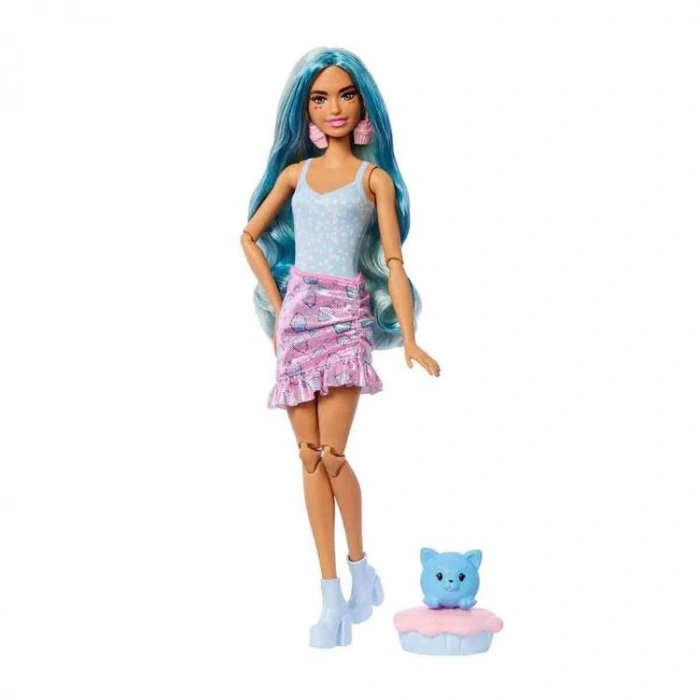 MATTEL JFY00/JFY61 BARBIE POP REVEAL ATIŞTIRMALIK SERİSİ BARBIE REVEAL BEBEKLER MAVİ 3+