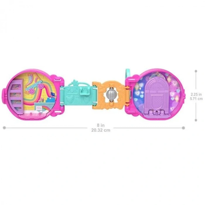 MATTEL HRD73/JCC35 POLLY POCKET SEVİMLİ HAYVANCIK TEMALI MİNİ OYUN SETİ PEMBE 4+