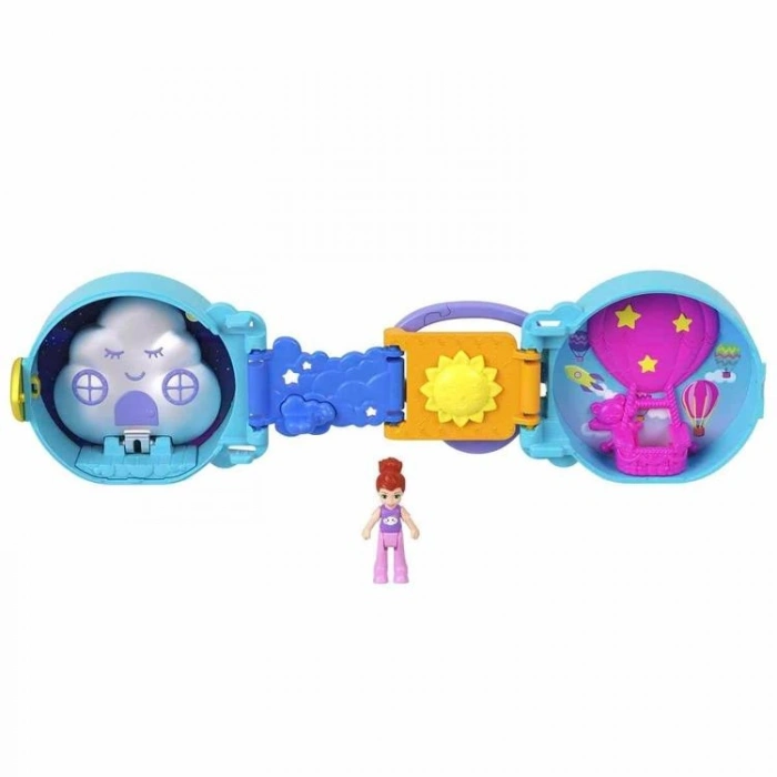 MATTEL HRD73/HRD74 POLLY POCKET SEVİMLİ HAYVANCIK TEMALI MİNİ OYUN SETİ MAVİ 4+
