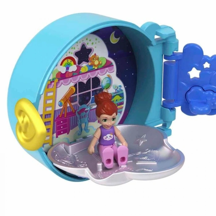 MATTEL HRD73/HRD74 POLLY POCKET SEVİMLİ HAYVANCIK TEMALI MİNİ OYUN SETİ MAVİ 4+